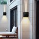 thumbnail image 3 of 12W LED wall light outdoor wall lamp waterproof with adjustable beam angle IP65 LED wall lighting indoor and outdoor warm white (12W black warm white), 3 of 3