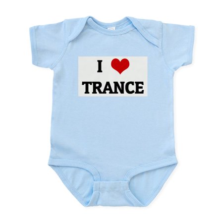 

CafePress - I Love TRANCE Infant Bodysuit - Baby Light Bodysuit Size Newborn - 24 Months