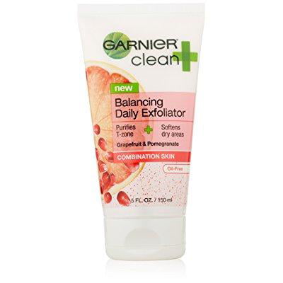 garnier clean +balancing daily exfoliator for combination skin 5fl oz (packaging may (Best Exfoliator For Combination Skin)