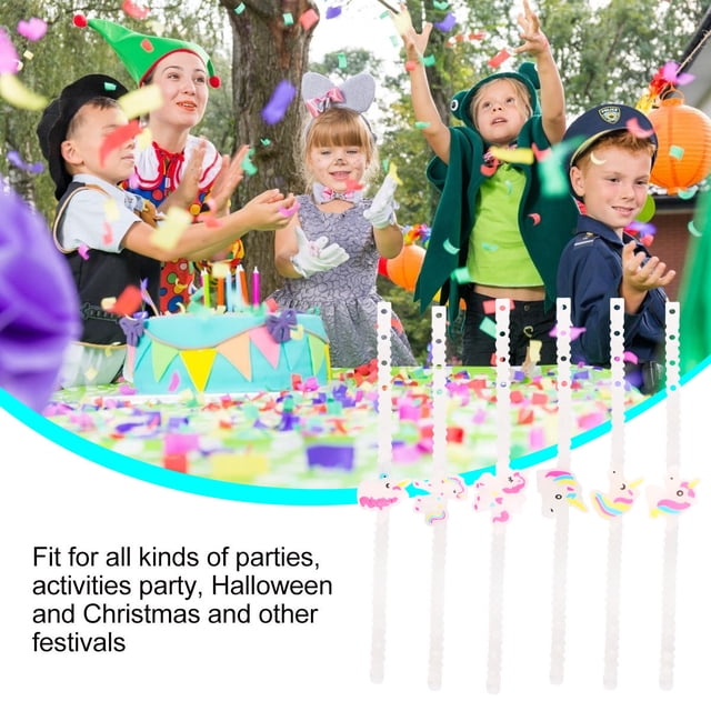 WRITWAA 4Pack Transparent Flash Creative Kids Safety Bracelet for Parties Holidays Classroom Events