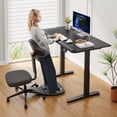 thumbnail image 3 of Newtral Standing Desk Chair with Anti-Fatigue Mat for Comfortable Sitting or Leaning, Height Adjustable, 3 of 11