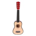 thumbnail image 1 of Mini guitarra acústica de 21 pulgadas, instrumento musical de madera, ideal para principiantes (beige), 1 of 7