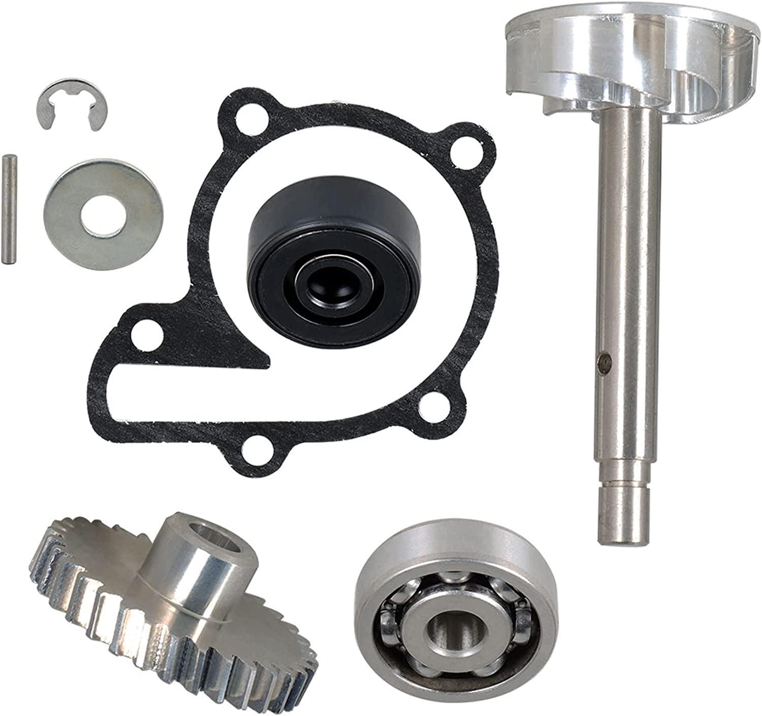Genrics Water Pump Gear Impeller Bearing and Seal Billet Aluminum