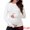 White, variant on DARING DIVA Women's Maternity Stretchy Fitted Crew Neck Long Sleeve Tops S Brown