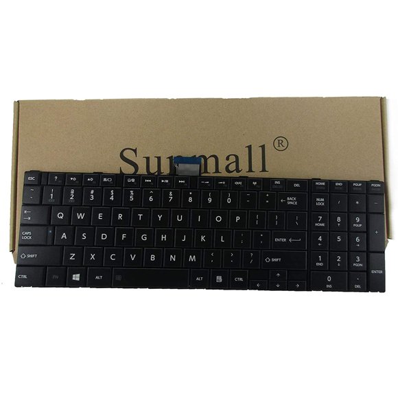 Reemplazo de teclado SUNMALL compatible con Toshiba Satellite