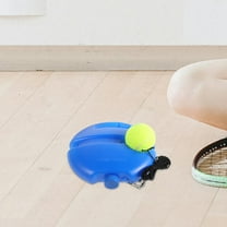 LABSERRON 1Set Blue Square Tennis Trainer Portable Tennis Training Aid Non Slip Rubber Base