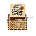 thumbnail image 2 of You are My Sunshine Wood Music Box Laser Engraved Vintage Wooden Musical Boxes Gifts for Birthday/Christmas/Valentine's Day/Mother's Day/Father's Day(Style11), 2 of 4