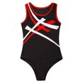 thumbnail image 3 of Hansber Kids Boys Girls Gymnastics Leotard Workout Gym Training Bodysuits Athletic Biketards Active Red 12, 3 of 5