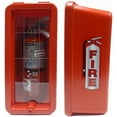 thumbnail image 2 of Cato 10501-H White Plastic Chief Fire Extinguisher Cabinet for 2-1/2 or 5 lb. Extinguisher, with Hammer and Cylinder Lock, 2 of 7
