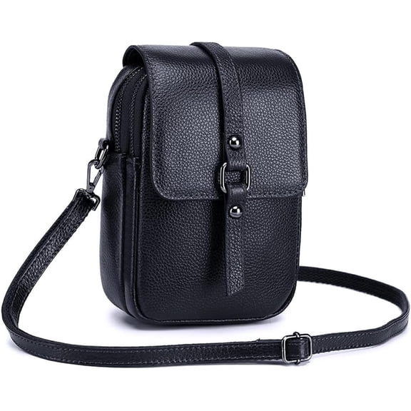 MMYGU Crossbody Bag for Women Small Cell Phone Purse Genuine Leather Messenger Shoulder Wallet