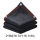 thumbnail image 2 of Traje de sombra 50% con arandela de planta de malla de medla solar cubierta de planta (3 m) negra, 2 of 8