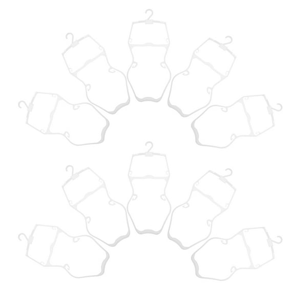 Masteelf 10 Pcs Body Shape Display Hangers Kids Bathing Suit Hangers Bikini Swimwears Hanging Rack Swimsuit Hanger For Bedroom Closet White