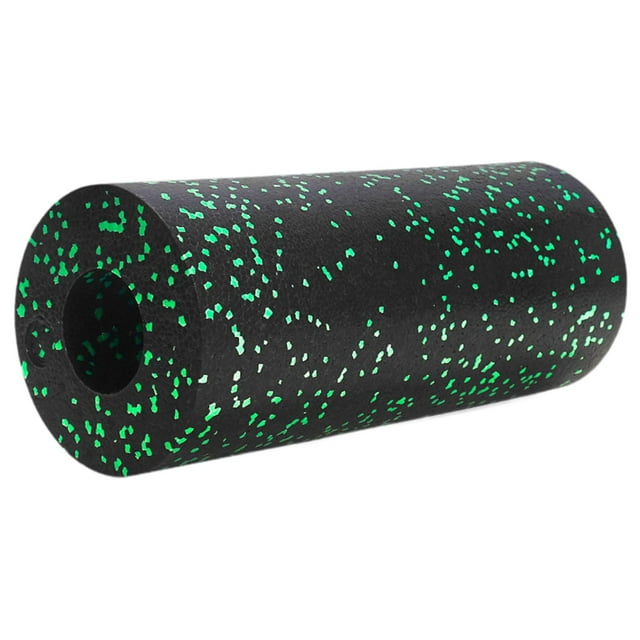 Rodillo de espuma Rodillo de masaje Accesorios resistentes para ejercicio Columna de espuma de yoga para Negro y verde