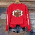 thumbnail image 3 of Oversized Sweatshirts for Women Lightweight Casual Pullover Crew Neck Tops Fashion Cute Print Long Sleeve Sweatshirt, 3 of 6