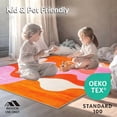 thumbnail image 4 of ODIKA 5'x7' Machine Washable Non-Slip Area Rug, Colorful Abstract with Swirls High Traffic Rug, Orange, 145356, 4 of 7