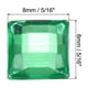 thumbnail image 2 of 50 Pcs Gemas Acrílicas de Fondo Plano 8mm Cuadradas Artificiales para Manualidades, Pintura Facial, Joyería de Disfraces Verde Pálido, 2 of 7