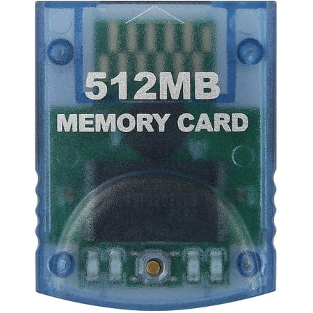 Gamecube Memory Card Purple HDE Memory Card for Nintendo GameCube 512MB (8192 Blocks) for Nintendo GameCube or Wii Consoles (Clear) ()