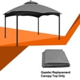 thumbnail image 4 of Eurmax 10x12 Gazebo Replacement Canopy 2 Tier Replacement Canopy,Gray, 4 of 5