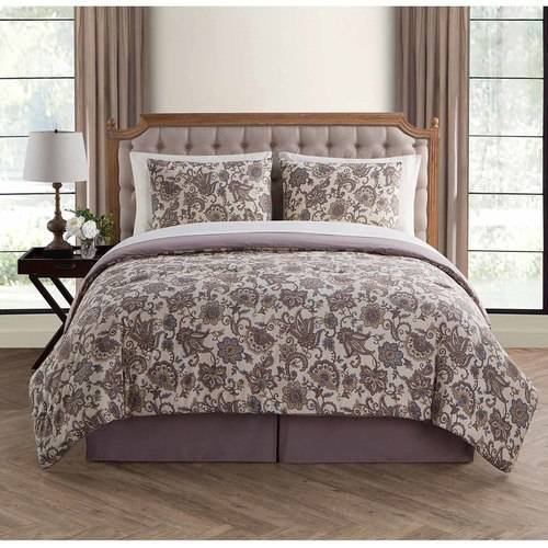 VCNY Home Avon Paisley Floral BedinaBag Comforter Set, Full, Multi