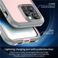 thumbnail image 4 of for iPhone 15 Plus Case, Big Window Logo View Compatible with Magsafe, Plating Ultra Slim Magnetic Hard PC Transparent Drop Protection Phone Case Cover for iPhone 15 Plus, Pink, 4 of 5