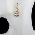 thumbnail image 4 of Woman Girl Necklace Earrings Set Heart Diamond Pendant Style Elegant Women Jewellery Necklace Chain Of Crystal Necklace + Earrings Set 1pcssilve, 4 of 5