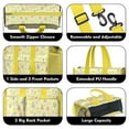 thumbnail image 3 of Teacher Tote Bag,Yellow Princess Unicorn Pattern Teacher Utility Tote Bag,Large Work Tote Bags for Women with Multiple Pockets,Top Zipper Closure,13.8x10.6x6.7 Inch, 3 of 5