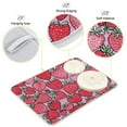 thumbnail image 3 of Yayeee Dish Drying Mat for Kitchen Counter 18"x24" Microfiber Absorbent Pad, Sweet Strawberry, 3 of 7