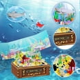 thumbnail image 4 of Honchoes Shark Tank Aquarium Building Blocks Set with LED Compatible with Lego Fish for Kids 721Pcs, 4 of 8