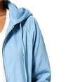 thumbnail image 5 of Nowekniz Women's Zip Up Hoodie, Long Tunic Fleece Sweatshirt Jacket, Long Sleeve Casual Fall Outerwear Coat with Pockets, 2026 Trendy Fall Outfits, 5 of 5