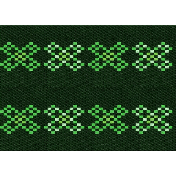Ahgly Company Indoor Rectangle Patterned Night Black Area Rugs, 4' x 6'