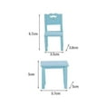 thumbnail image 5 of Role play furniture for kids - 3Pcs table and chairs set, 5 of 5