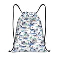 thumbnail image 1 of Saiise Hawaii Palms Pattern Sports Drawstring Backpack - String Swim Gym Bag with Wet Proof Pocket for Women&Men-Medium, 1 of 6