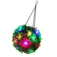 thumbnail image 1 of Moyic Luz colgante Solar, adorno de planta falsa, diseño de escena, bola de hierba, adorno para jardín, Patio, decoraciones artificiales, Iluminación y accesorios, 1 of 6