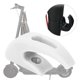 thumbnail image 5 of Gancho para colgar bolsas de patinete eléctrico, resistente al agua, solución de almacenamiento práctica, compatible con Xiaomi M365, color blanco, 5 of 8