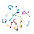 thumbnail image 2 of Piercing JewelryKit  Assorted Random Belly Nose Ring Barbell Studs 14G 16G 18G, 2 of 2