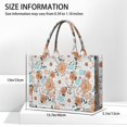 thumbnail image 3 of Large Capacity Tote Bag,Pioneer Flower Floral Print Pattern Handbag Fashion Luxury Tote Bag,15.7"x13"x 5.1" Inches,Laptop Compatible, 3 of 6