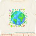thumbnail image 4 of Inktastic Earth Day with Flowers Girls Toddler Dress, 4 of 5