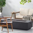 thumbnail image 4 of Table Basse de Foyer au Propane Extérieur, Foyer à Gaz Rectangulaire 50,000 BTU, Parfait pour les Réunions au Bord de la Patio et de la Piscine, Design Durable (Housse de Réservoir Non Incluse), 4 of 5