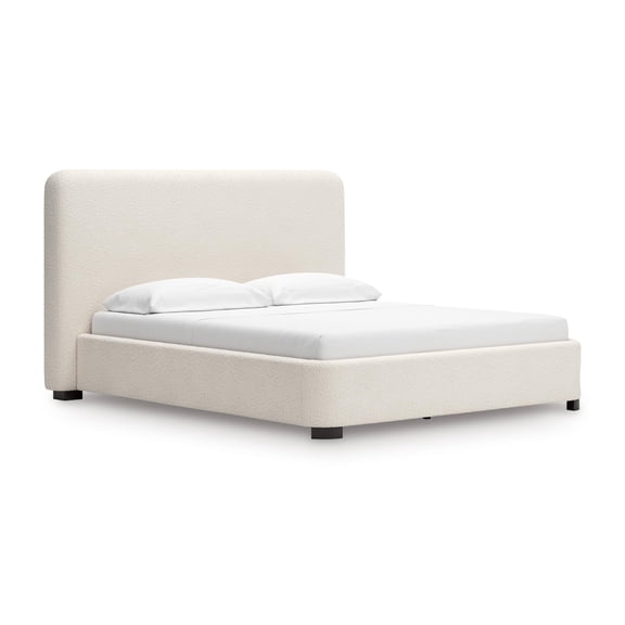 Signature Design by Ashley Brandinlane Beige California King Upholstered Bed