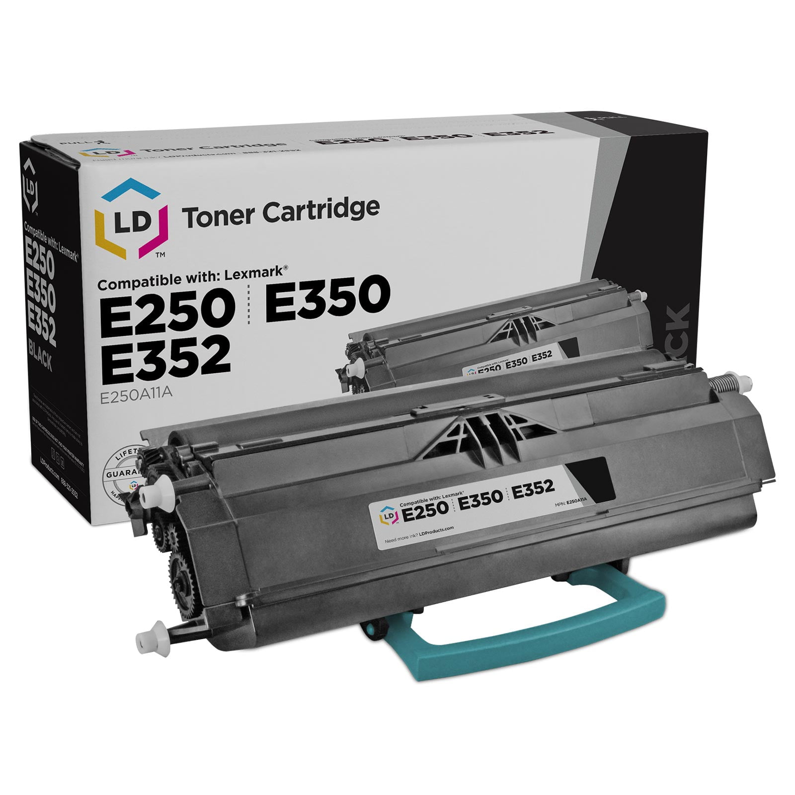 E352 1 x Black Toner Cartridge Non-OEM Alternative For Lexmark E250 E350 