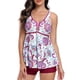 thumbnail image 2 of MKLEKYY Trajes De Baño New Border Conservative Split Swimsuit Women'S European And Large Flat Angle Swimsuit, 2 of 5