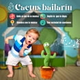 thumbnail image 5 of Juguete Cactus Que Habla Baila con Música 120 Canciones Luz LED no marca cactus, 5 of 5