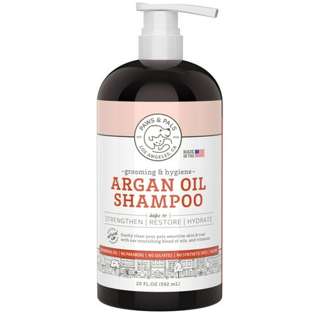UPC: 0840345113719 | Paws & Pals Dog Shampoo and Conditioner Argan Vet Formula Natural Pet Wash (20oz)
