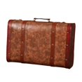 thumbnail image 1 of funtasica Vintage Suitcase Box Photo Props Organiser Case Suitcase Storage Box Decorative Brown L, 1 of 9