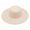 Beige, variant on Toudaret Retro Ladies Hat Big Wide Brim Fedora Hat Pure Color Derby Wedding Jazz Hat Prom Party Commuting Flat Top Felt Hat