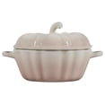 thumbnail image 2 of Stoneware Figural Pumpkin Petite Cocotte, 12 oz., Meringue, 2 of 6