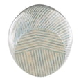 thumbnail image 3 of Riverbay Furniture Mosaic Capiz Drum Table in Light Blue, 3 of 8