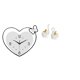 thumbnail image 1 of Reloj de pared con estatua de cisne, acrílico, sin , cerámica, escultura de animal, centro de mesa, forma de corazón creativa, adecuado para sal, 1 of 8