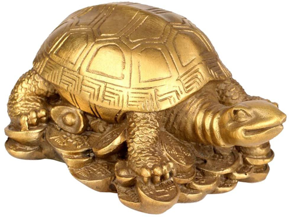 Feng Shui Dragon Turtle Tortoise Statue Figurine Lucky Wealth Ornaments 