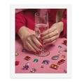 thumbnail image 5 of Paint By Numbers Kit for Adults Beginner - Glass Gems Red Nails Tabletop DIY Canvas Painting Kits for Adults, Frameless Paint By Number for Adults for Home Wall Decor 16x20 Inch, 5 of 7